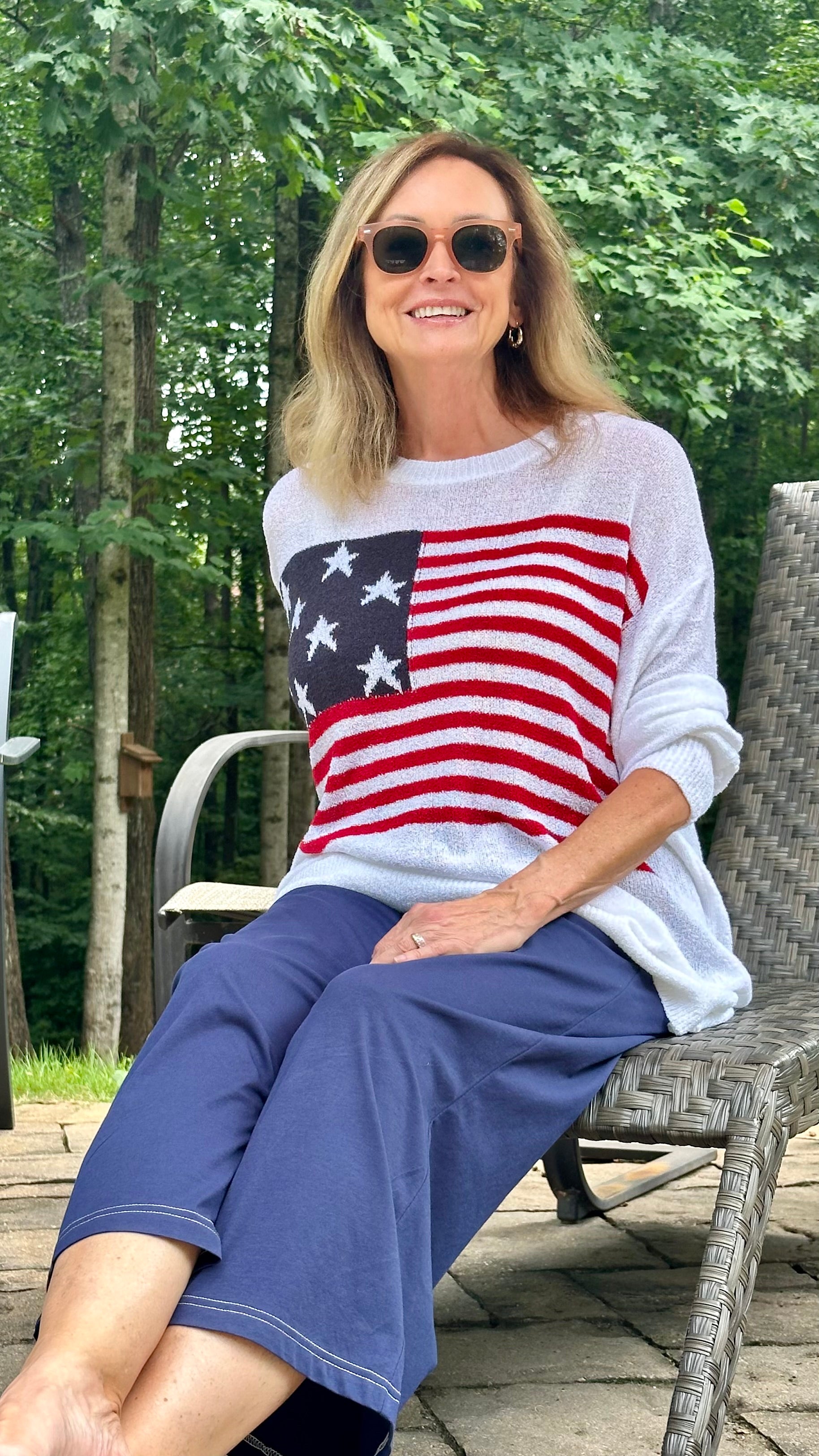 One Nation Under Knit Sweater