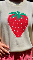 Strawberry Jammin Knit Vest