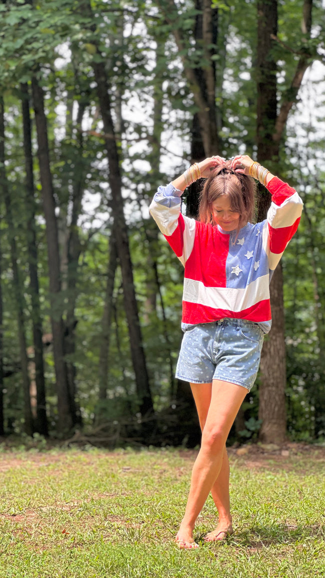 Star Spangled Sweatshirt