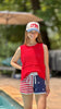 Riviera Red Crochet Top