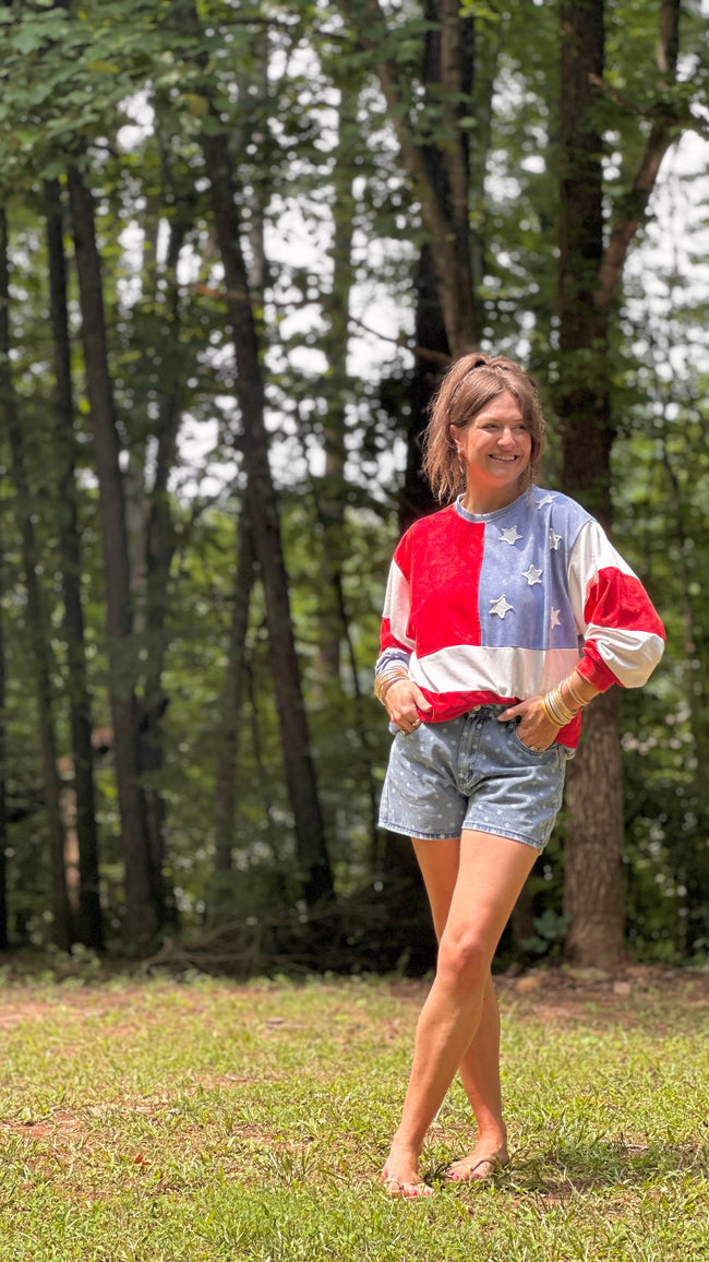 Star Spangled Sweatshirt