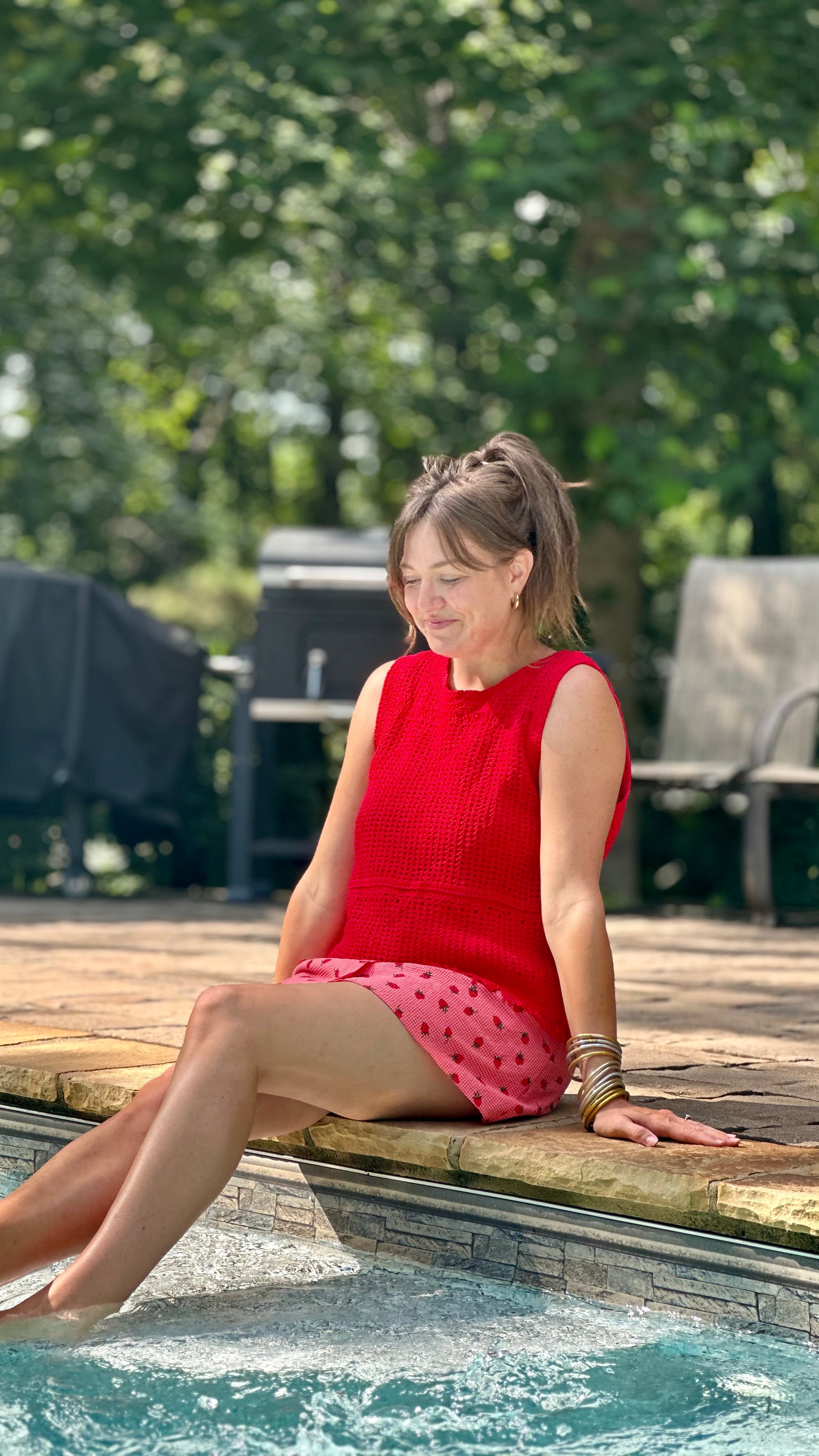 'For the Love of Strawberries' Skirt