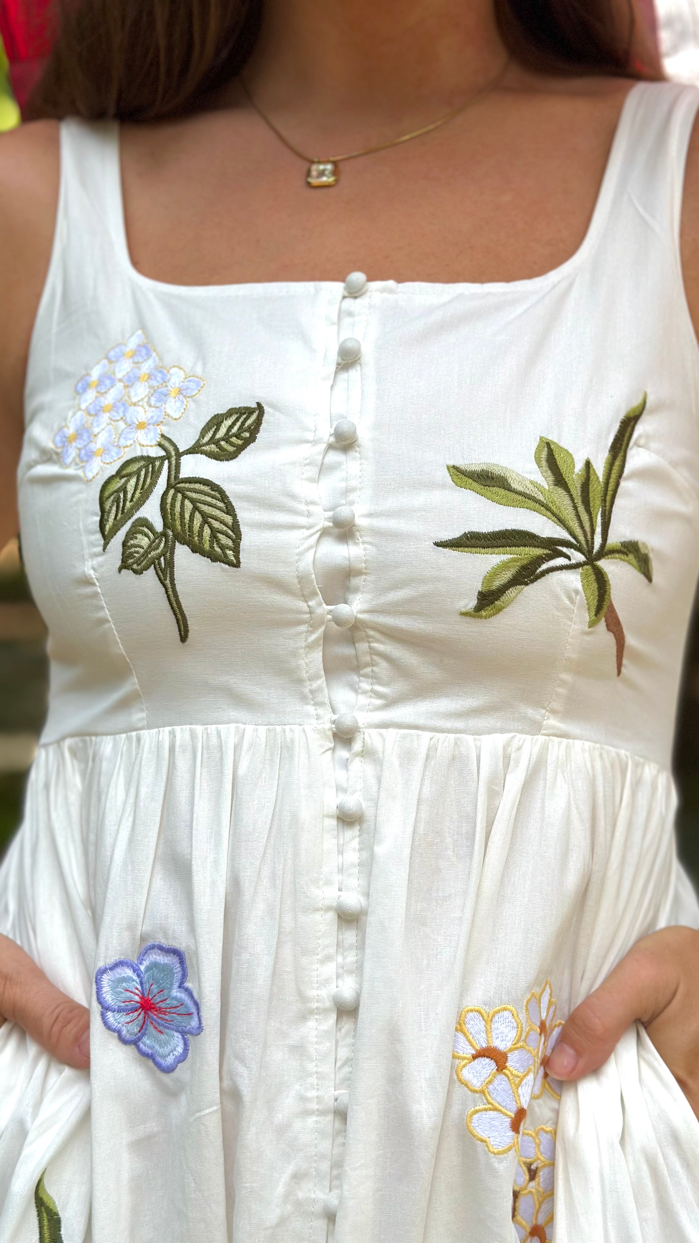 Flowers of Freedom Maxi Dress