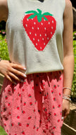Strawberry Jammin Knit Vest