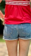 Hidden Gem Drawstring Dad Shorts