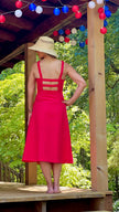 Amber Bird Midi Dress