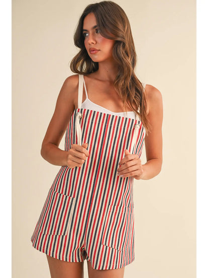 American Stripes Shortalls