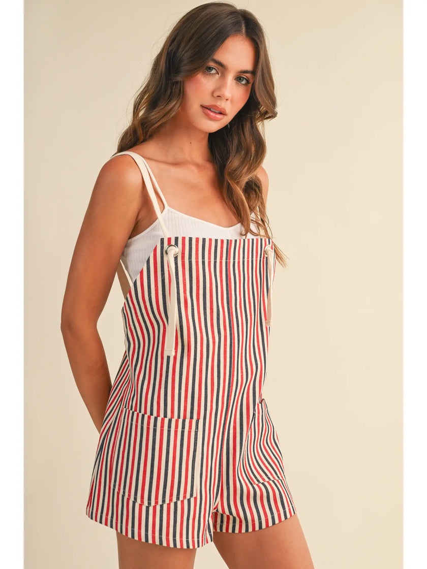 American Stripes Shortalls