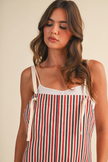 American Stripes Shortalls