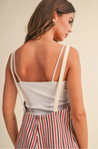 American Stripes Shortalls