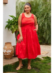 Aulaura Bird Midi Dress