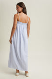 Birdie Blue Seersucker Maxi Dress