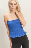 Blue Slush Tube Top