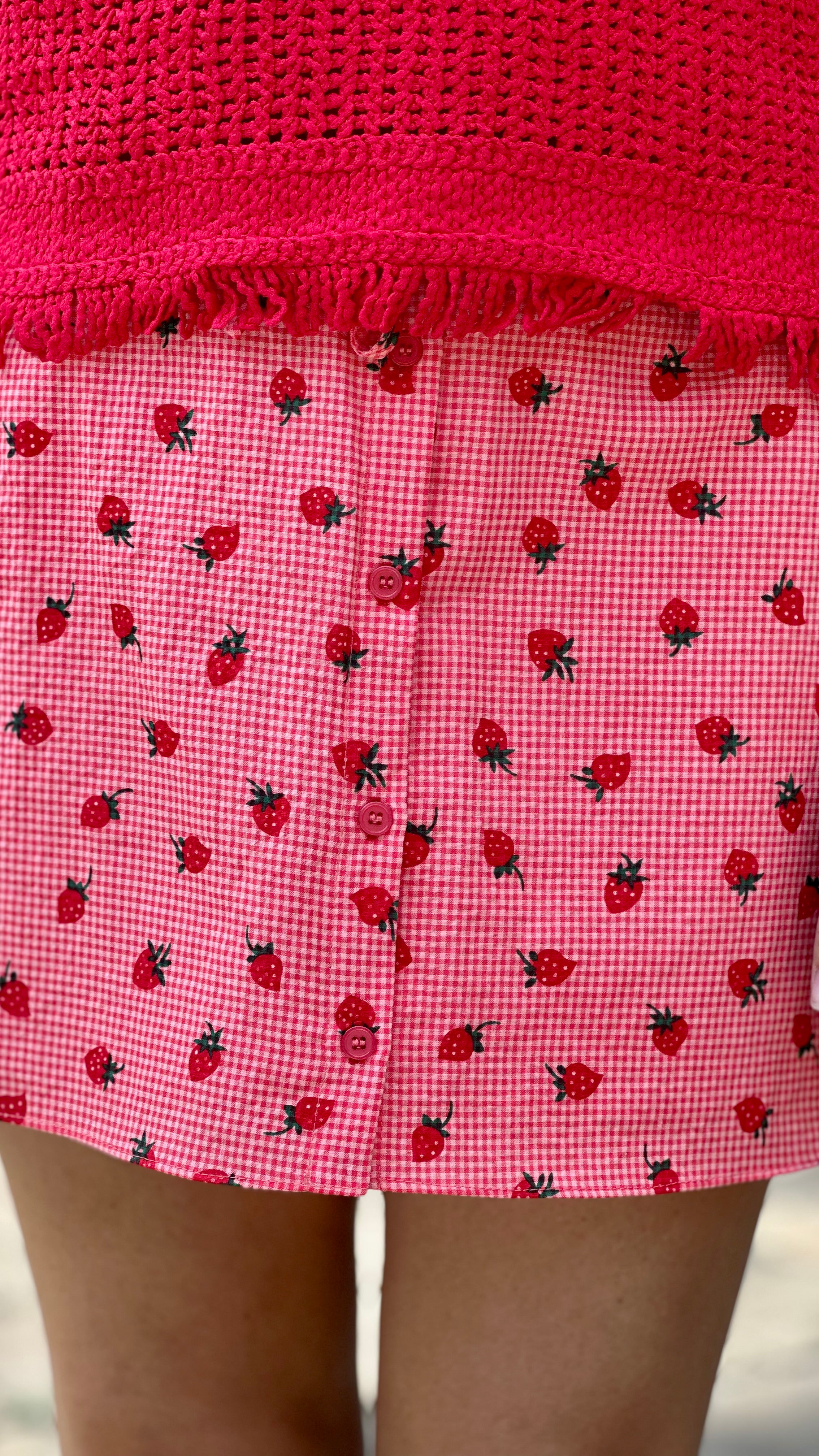 'For the Love of Strawberries' Skirt