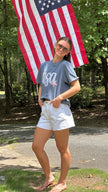 USA Embroidered Tee