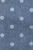 Dotted Denim Shorts