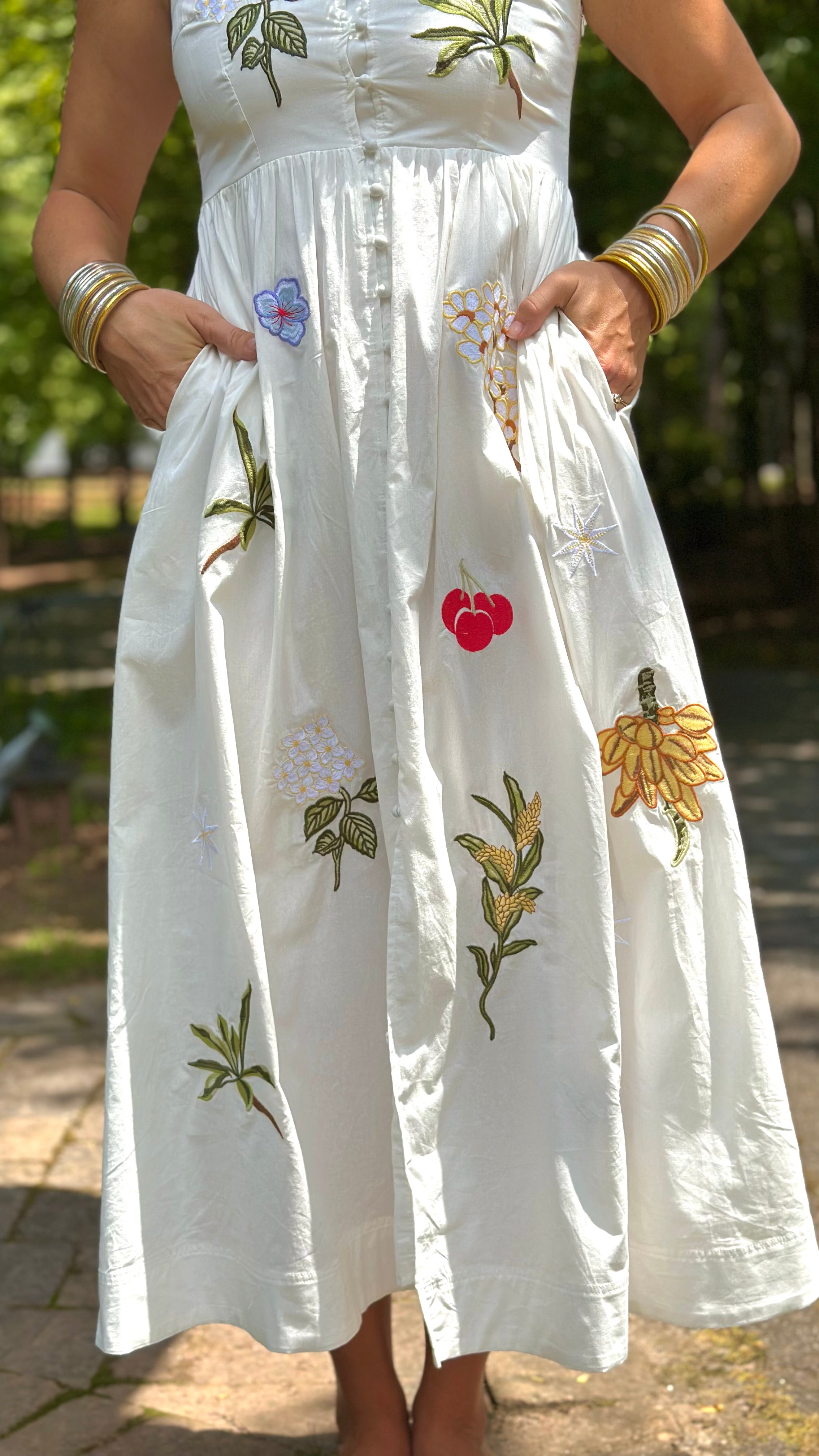 Flowers of Freedom Maxi Dress