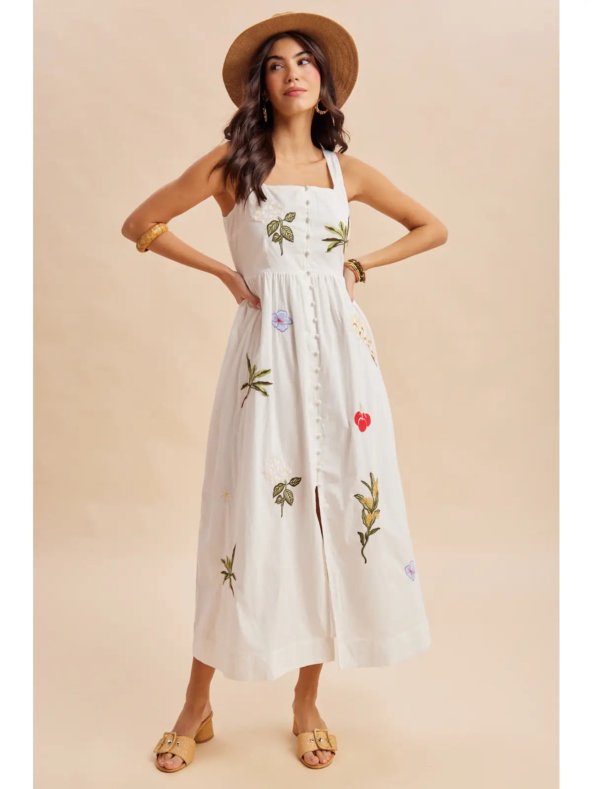 Flowers of Freedom Maxi Dress
