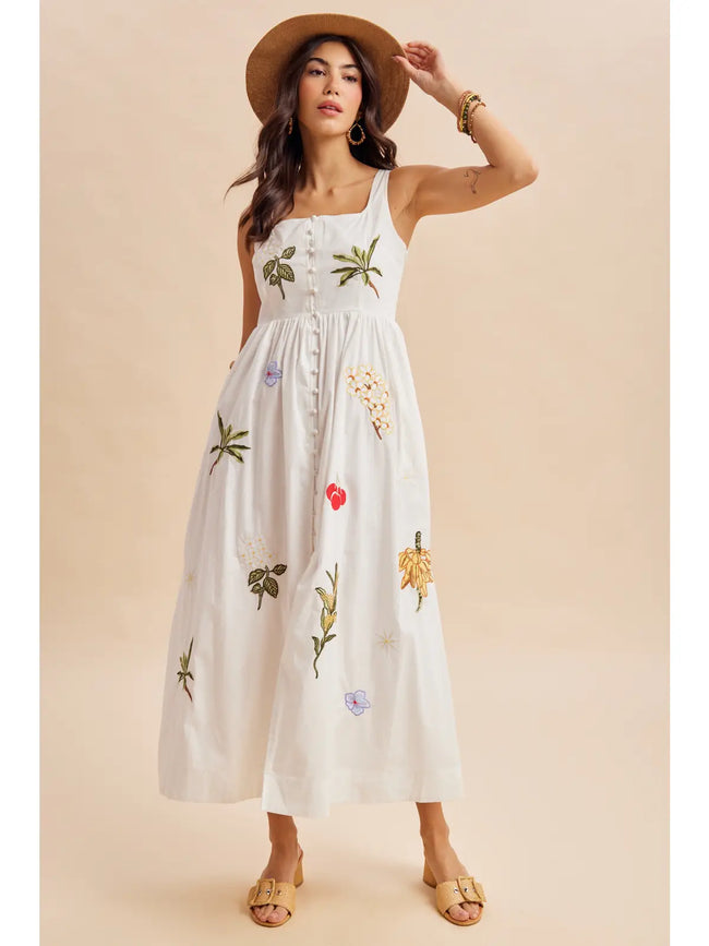 Flowers of Freedom Maxi Dress