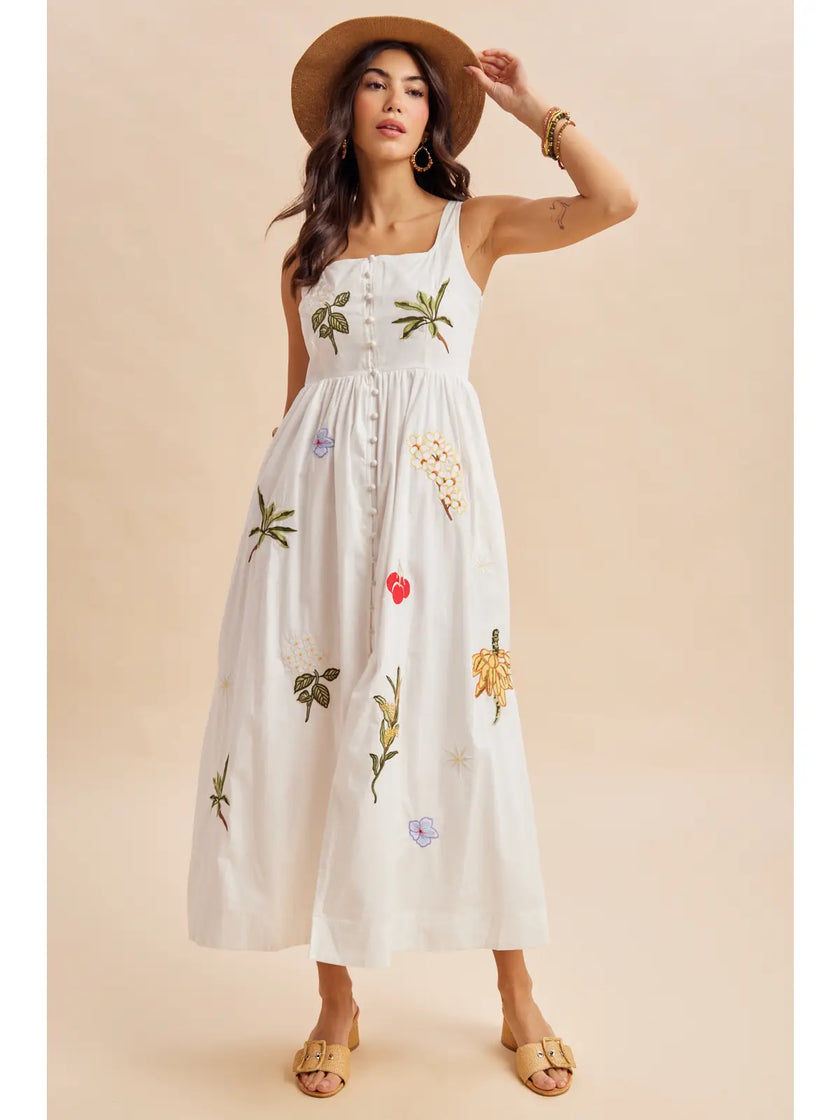 Flowers of Freedom Maxi Dress