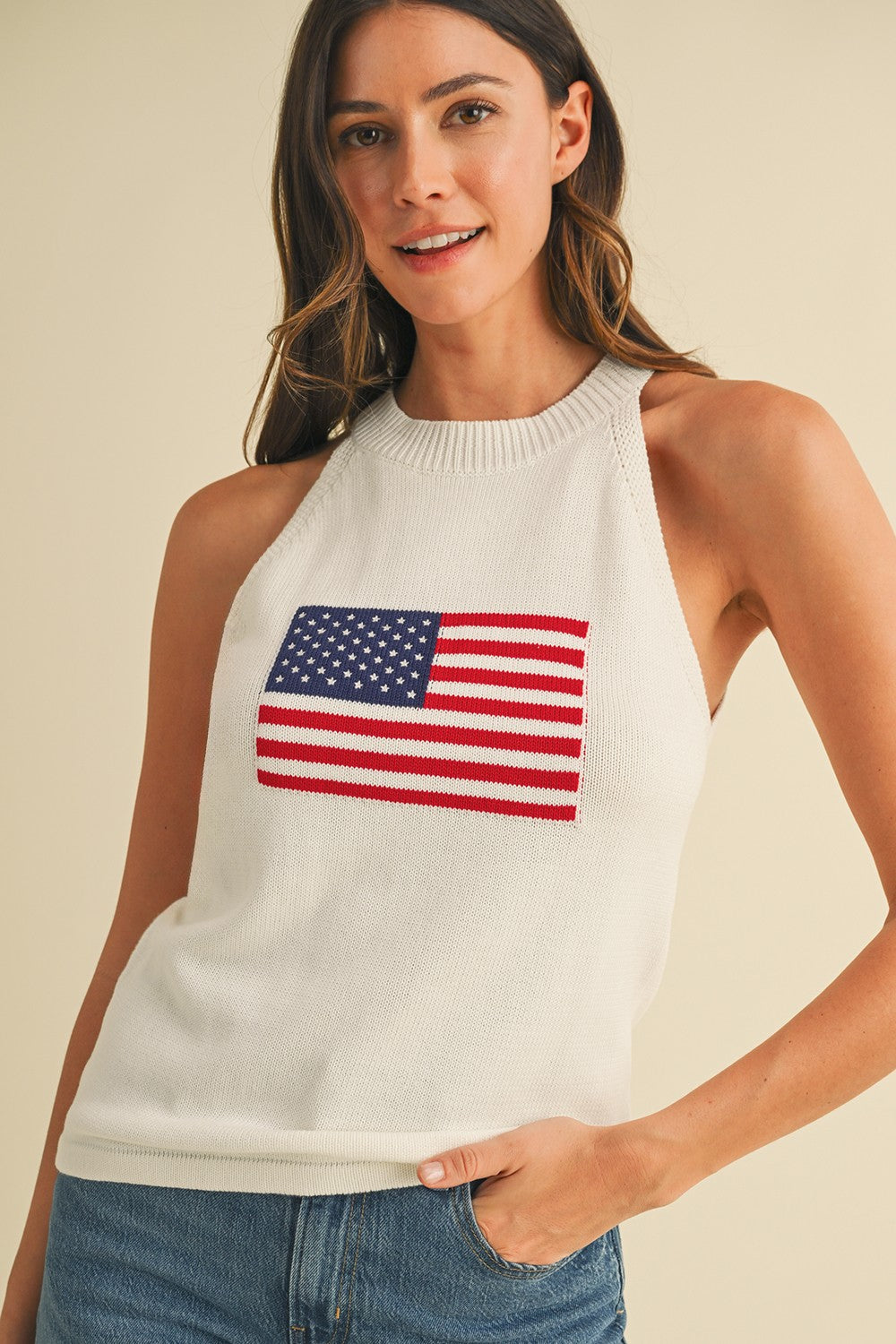 Freedom Flag Knit Tank