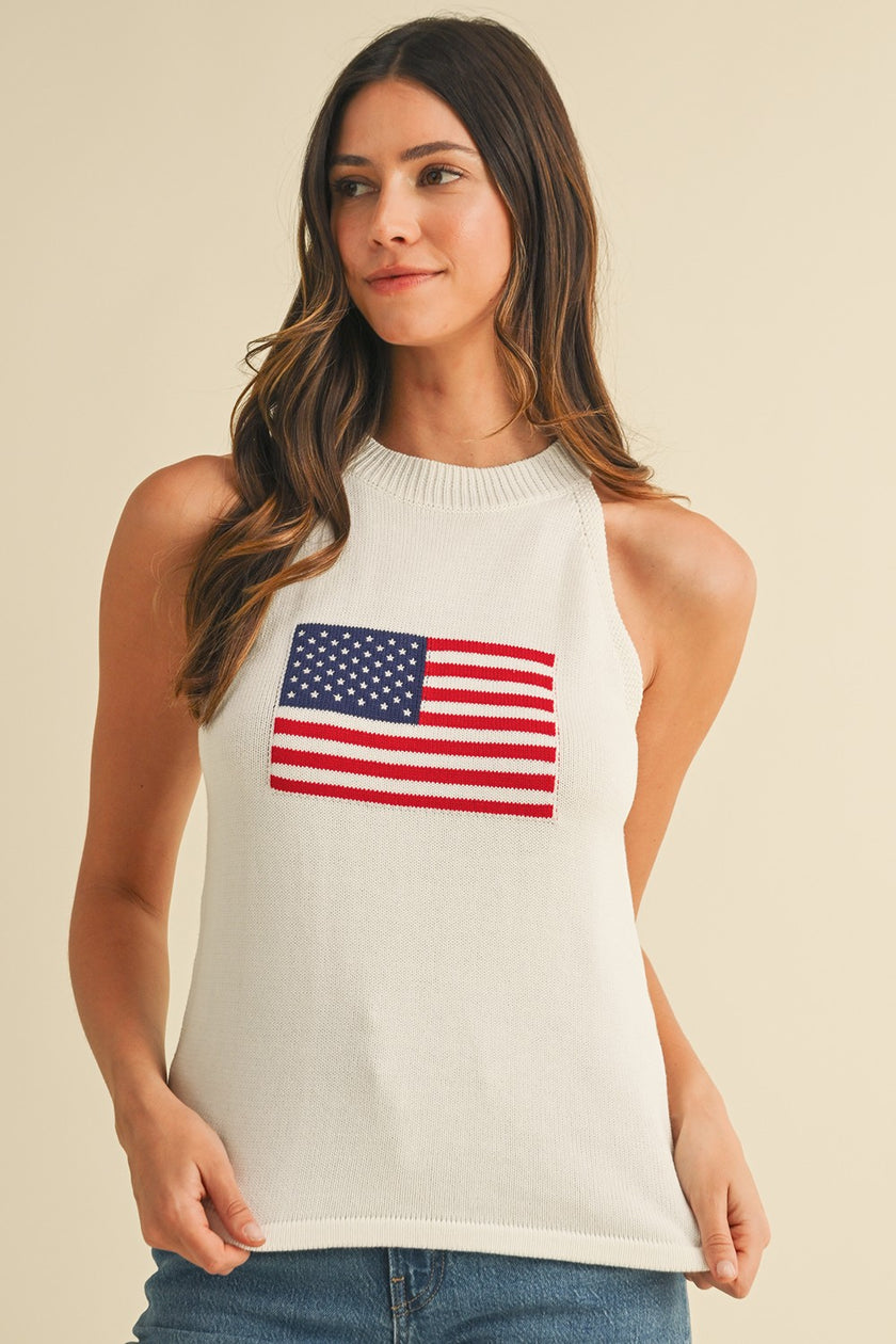Freedom Flag Knit Tank