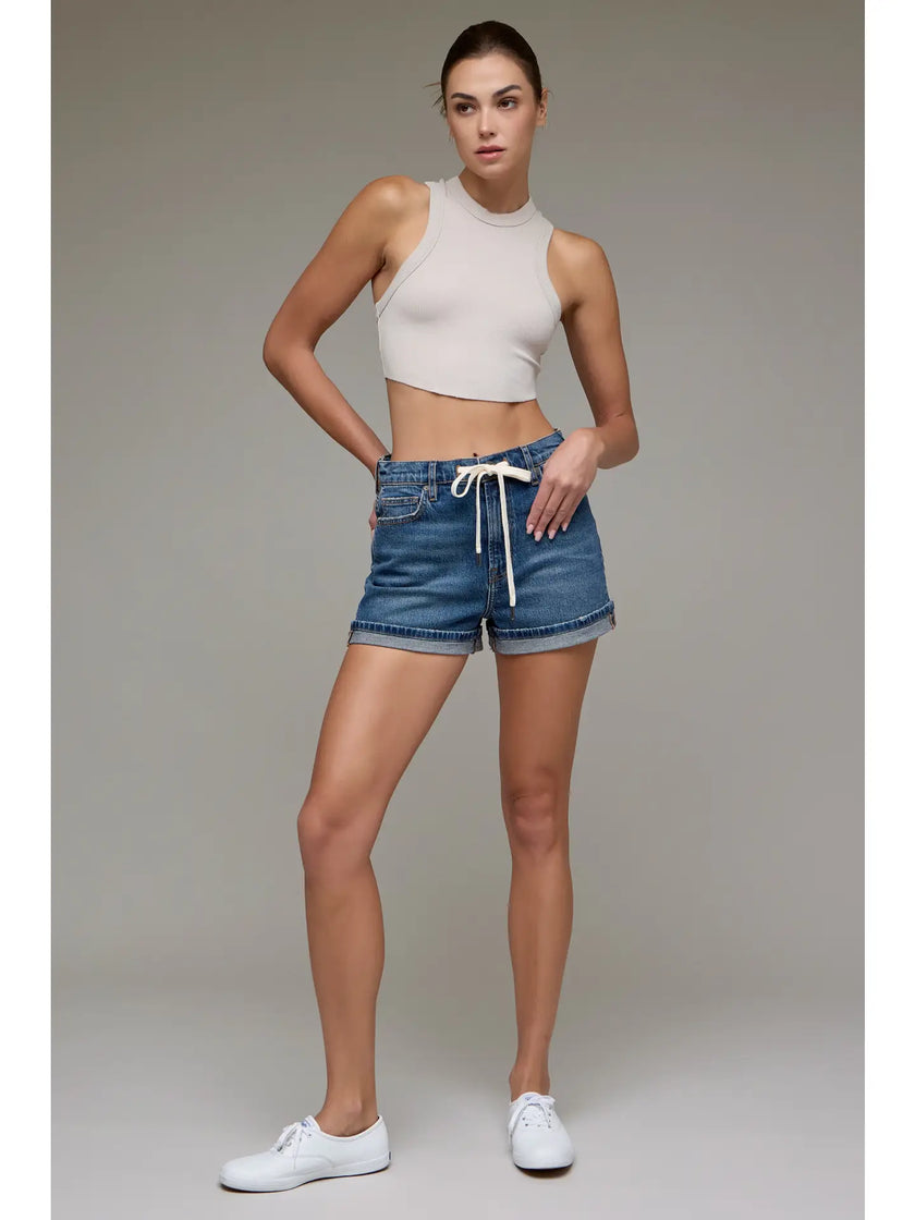 Hidden Gem Drawstring Dad Shorts