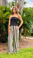 Cabana Stripe Pants 🖤