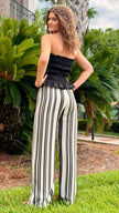Cabana Stripe Pants 🖤