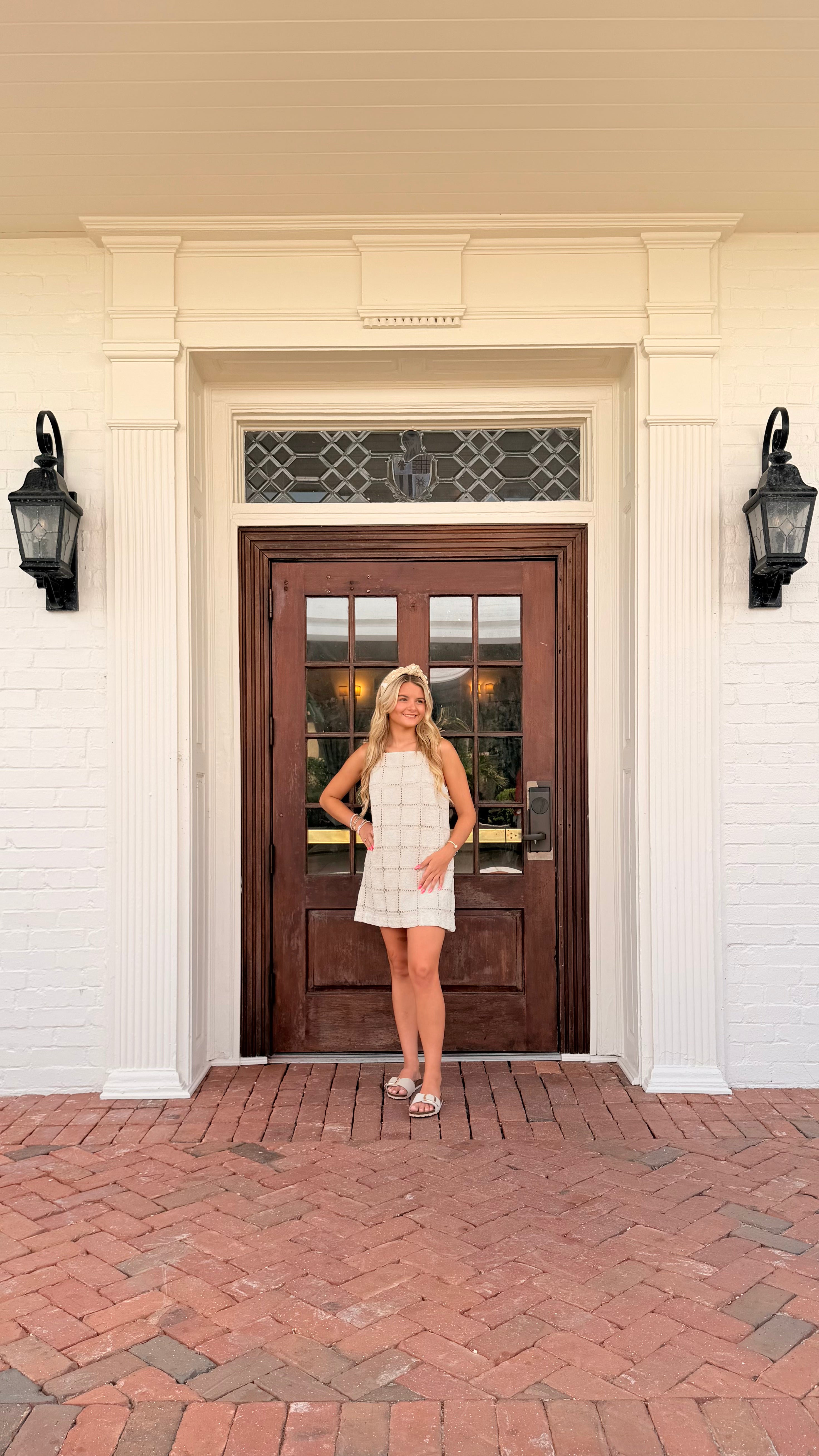 Baylee Crochet Mini Dress 🤍