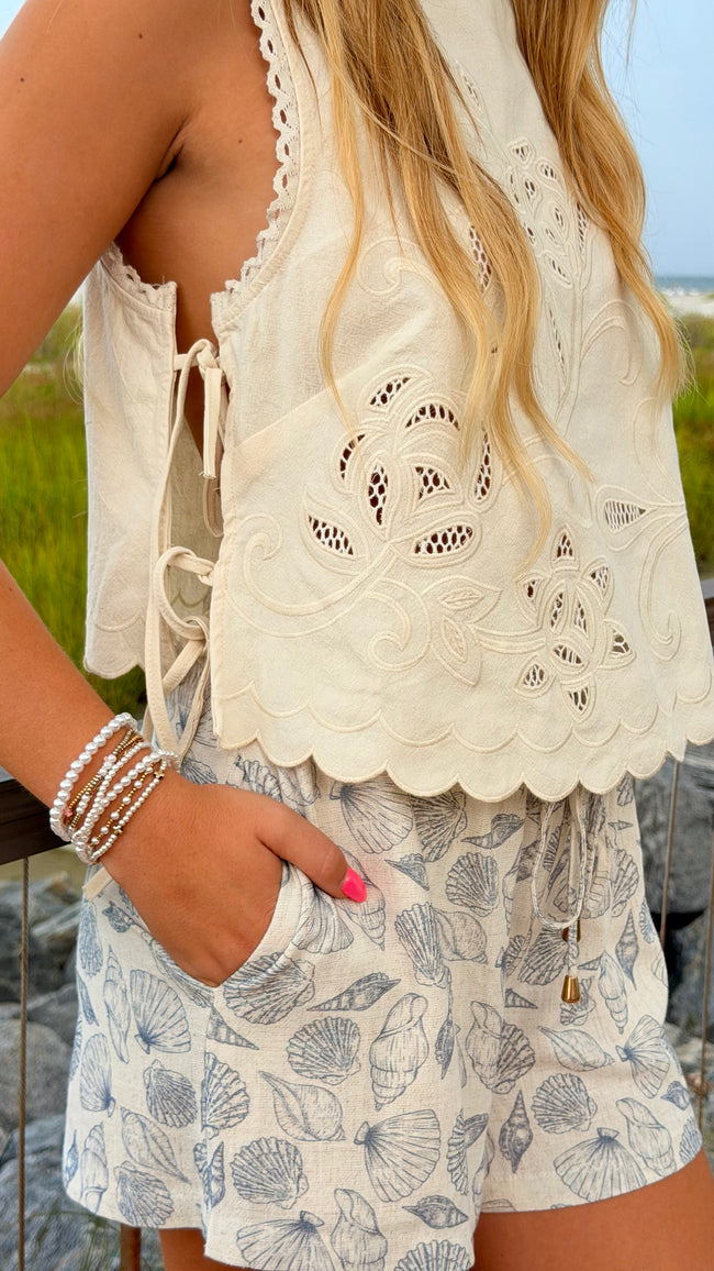 Sally Seashell Shorts 🐚