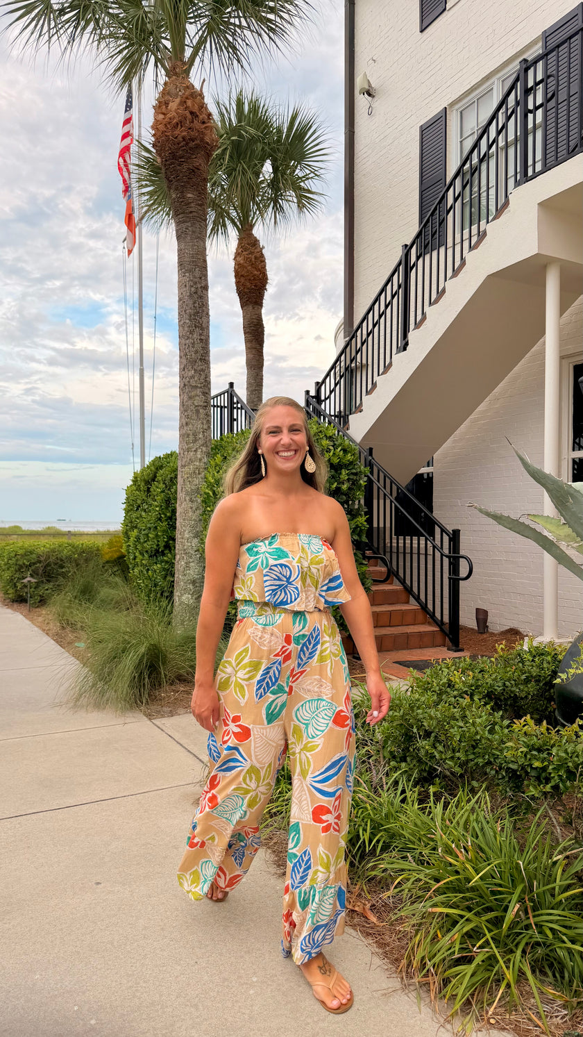 Meet You in St. Tropez Jumpsuit 🌴☀️