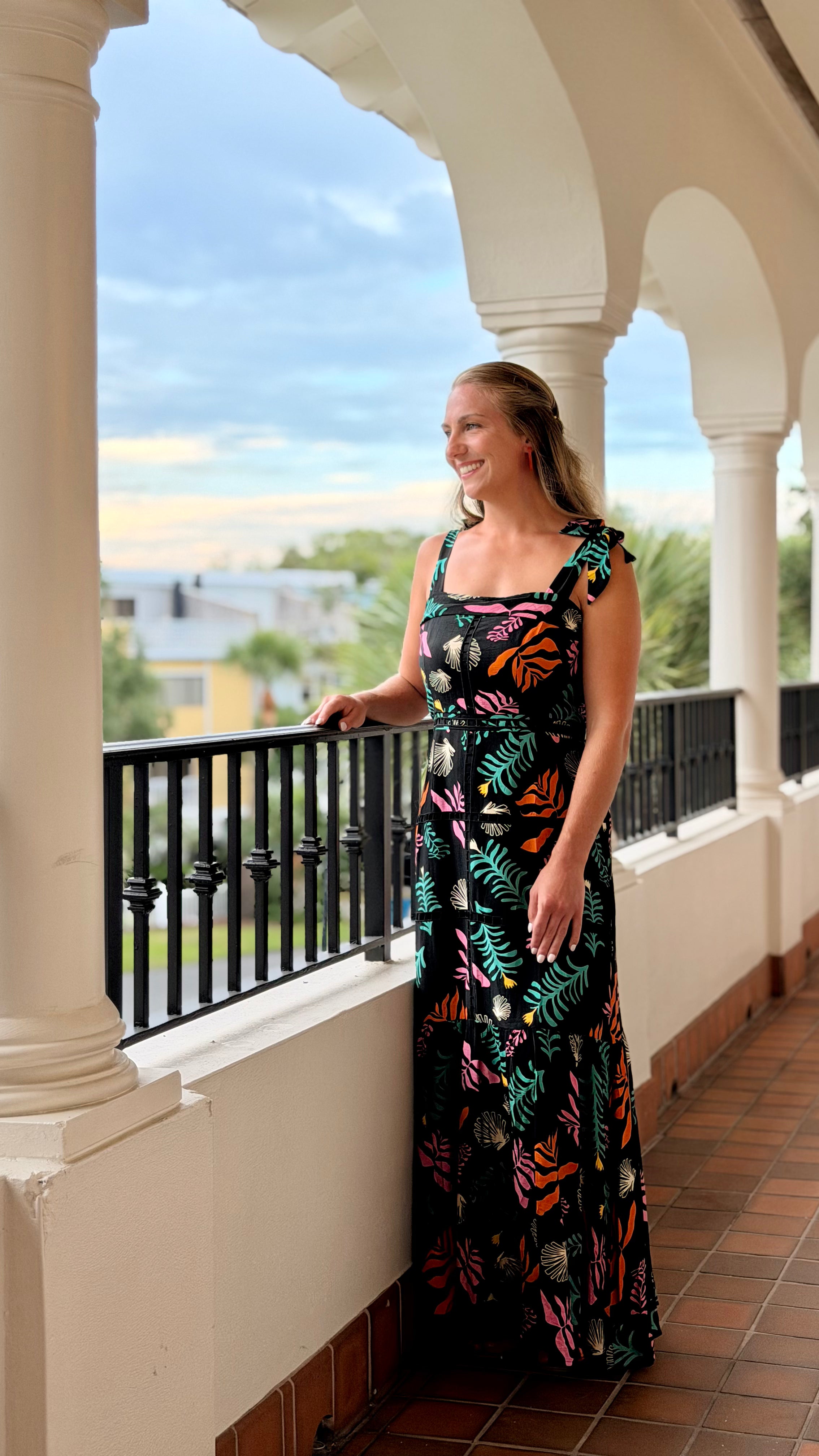 Midnight Reef Maxi Dress 🌙🐚