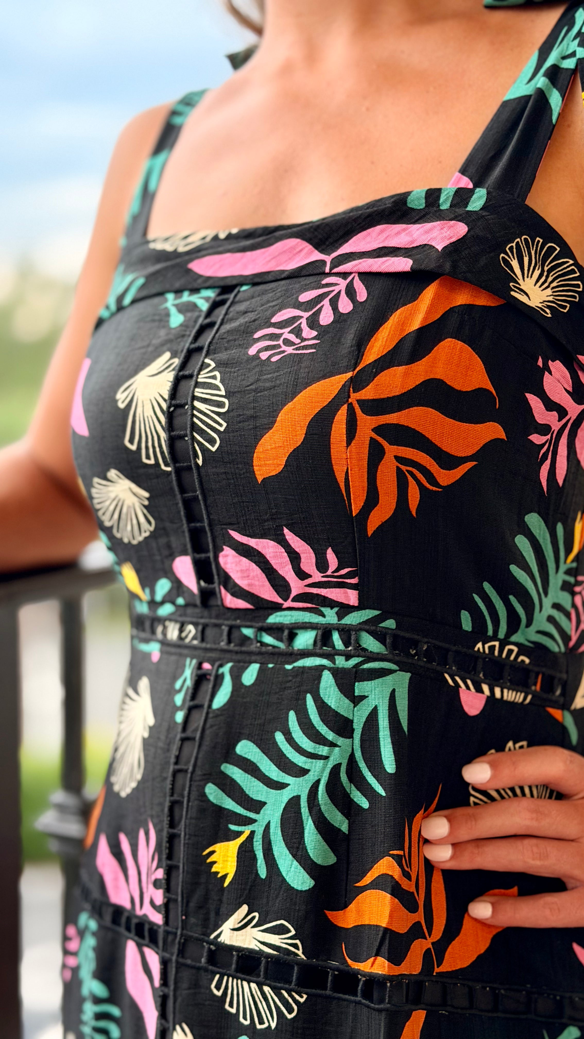 Midnight Reef Maxi Dress 🌙🐚
