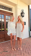 Summer Seersucker Striped Shorts