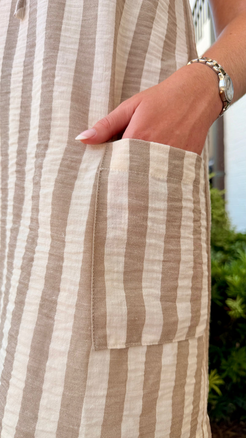 Sandbar Stripe Mini Dress 🏖️