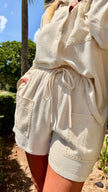 Linen Getaway Shorts 🌾