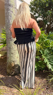 Cabana Stripe Pants 🖤
