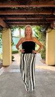 Cabana Stripe Pants 🖤