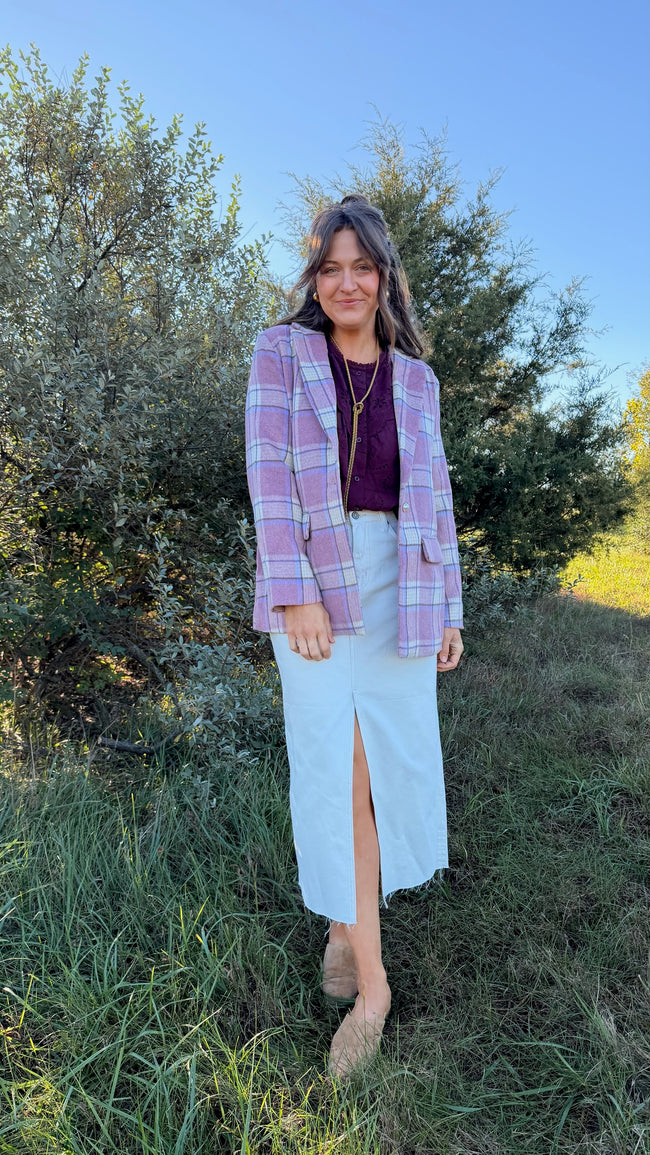 The 'Cozy Chic' Midi Skirt