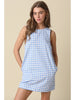 July Skies Gingham Mini Dress