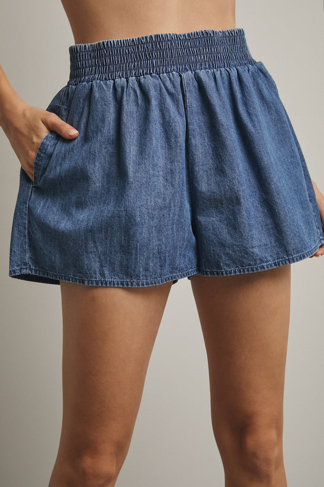 Lazy River Denim Shorts