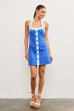 Molly Bird Retro Halter Mini Dress