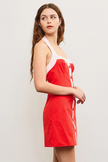 Molly Bird Retro Halter Mini Dress