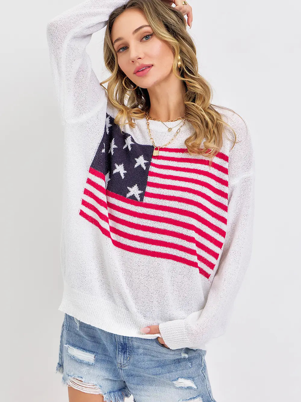 One Nation Under Knit Sweater