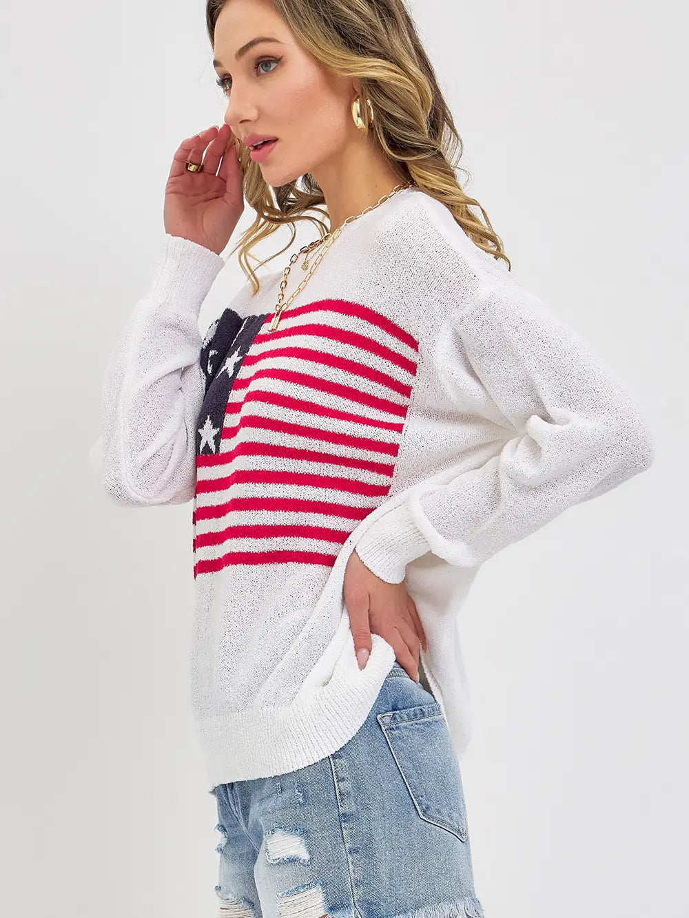 One Nation Under Knit Sweater