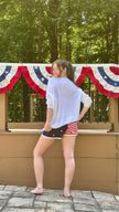 Stars & Stripes Knit Shorts
