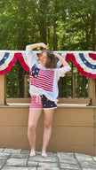 Stars & Stripes Knit Shorts