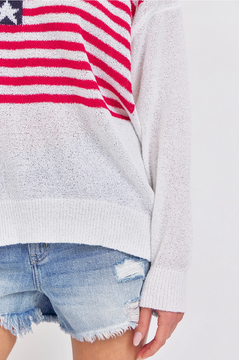 One Nation Under Knit Sweater