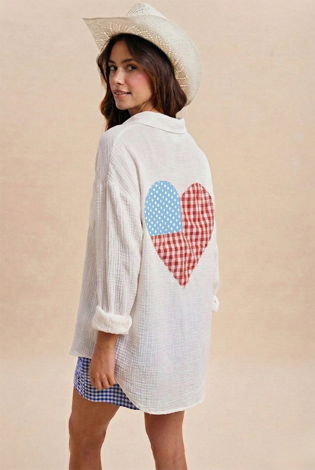 Patchwork Heart Shirt